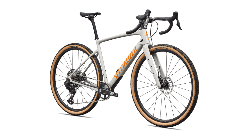 Gravel bike Specialized Diverge 4 Comp SRAM Apex AXS/S1000 Dolomite Metallic/Orange Zest (2026)