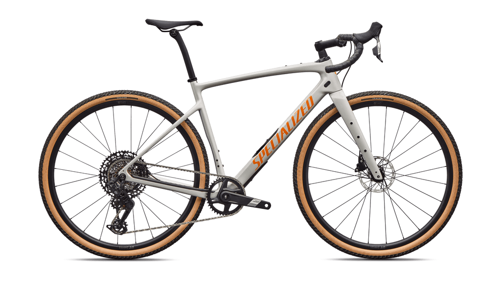 Gravel bike Specialized Diverge 4 Comp SRAM Apex AXS/S1000 Dolomite Metallic/Orange Zest (2026)