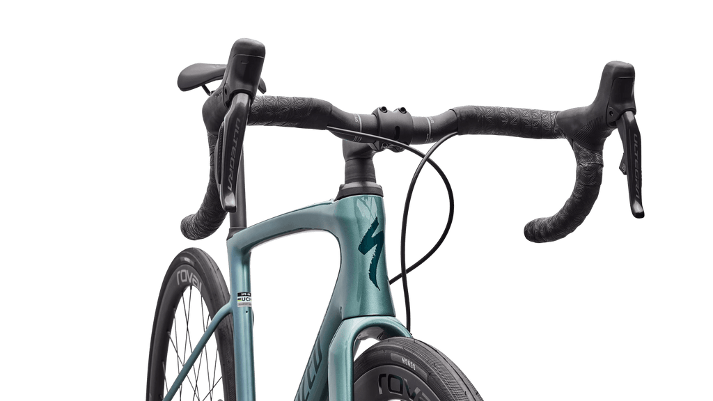 Road bike Specialized Roubaix SL8 Expert Shimano Ultegra Di2 Gloss Fjord Metallic/Emerald Metallic (2026)