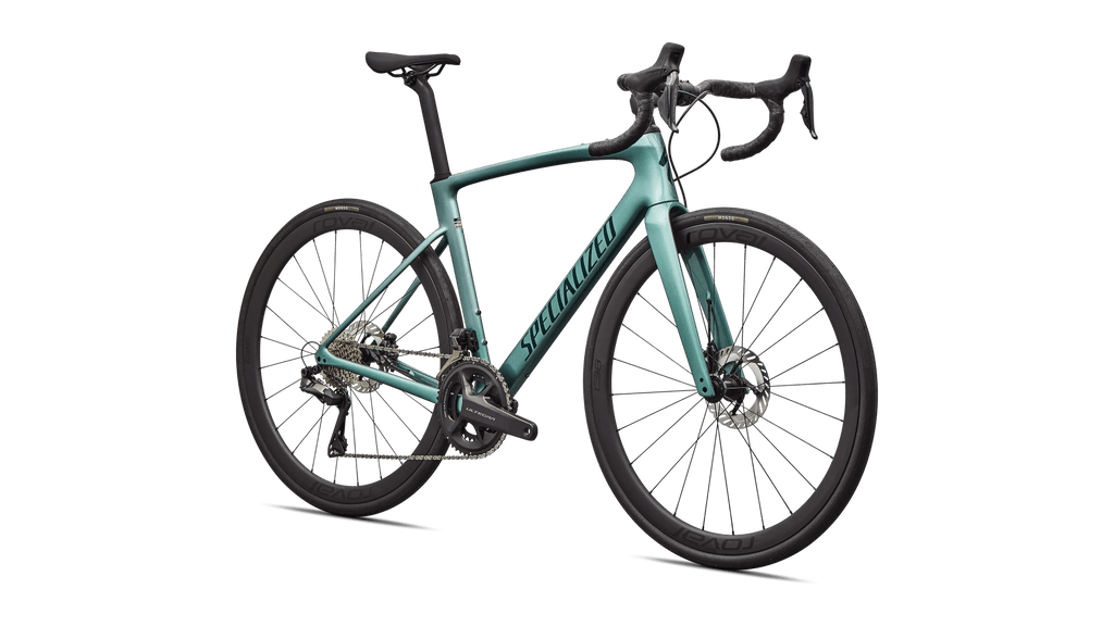Road bike Specialized Roubaix SL8 Expert Shimano Ultegra Di2 Gloss Fjord Metallic/Emerald Metallic (2026)