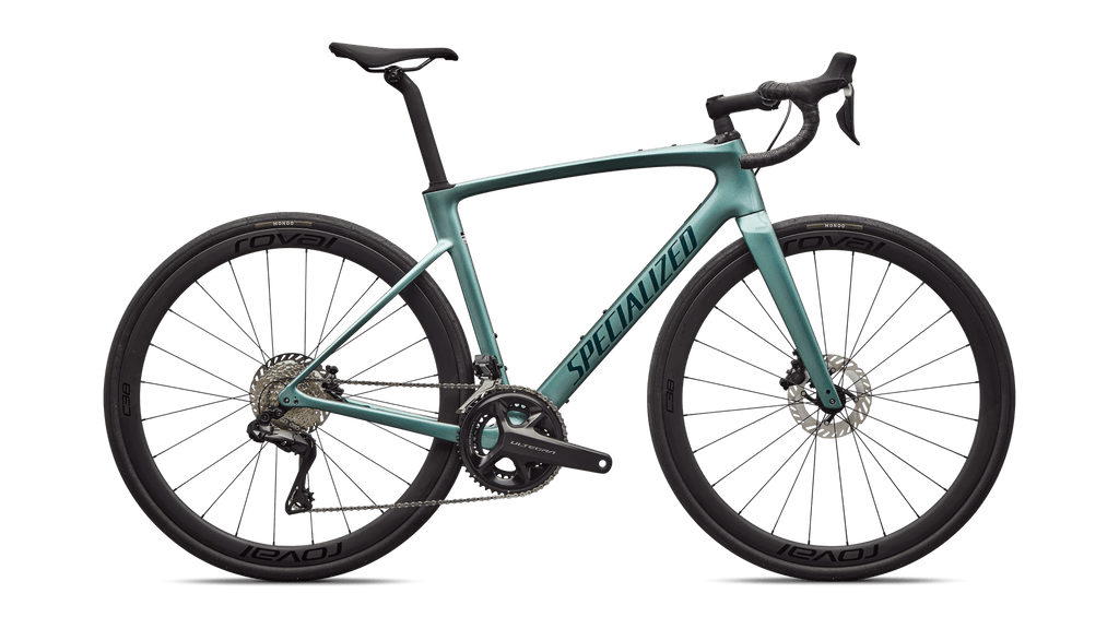 Road bike Specialized Roubaix SL8 Expert Shimano Ultegra Di2 Gloss Fjord Metallic/Emerald Metallic (2026)