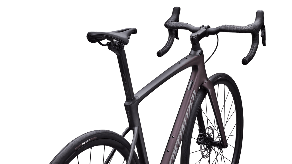 Road bike Specialized Roubaix SL8 Comp Shimano 105 Di2 Satin Metallic/Obsidian Metallic Fade/Smoke (2026)