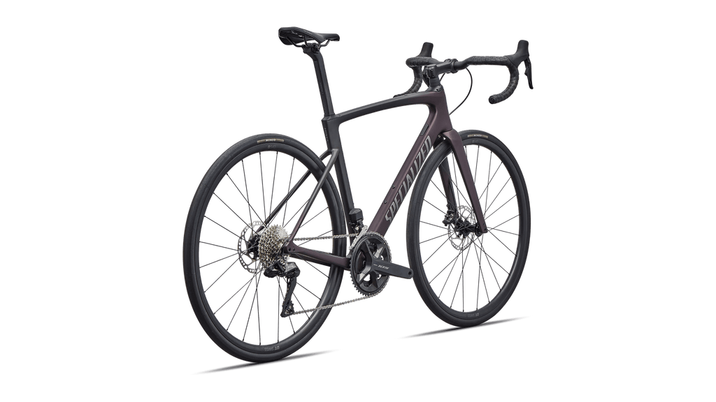 Road bike Specialized Roubaix SL8 Comp Shimano 105 Di2 Satin Metallic/Obsidian Metallic Fade/Smoke (2026)