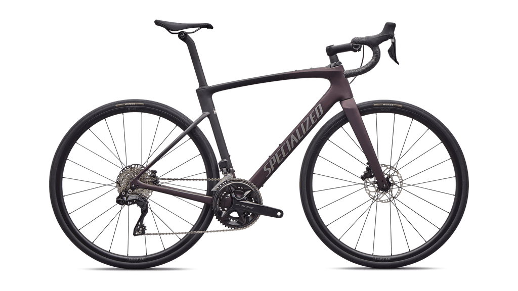 Road bike Specialized Roubaix SL8 Comp Shimano 105 Di2 Satin Metallic/Obsidian Metallic Fade/Smoke (2026)