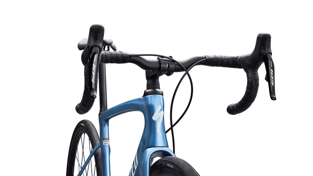 Road bike Specialized Roubaix SL8 Comp Shimano 105 Di2 Satin Metallic/Obsidian Metallic Fade/Smoke (2026)