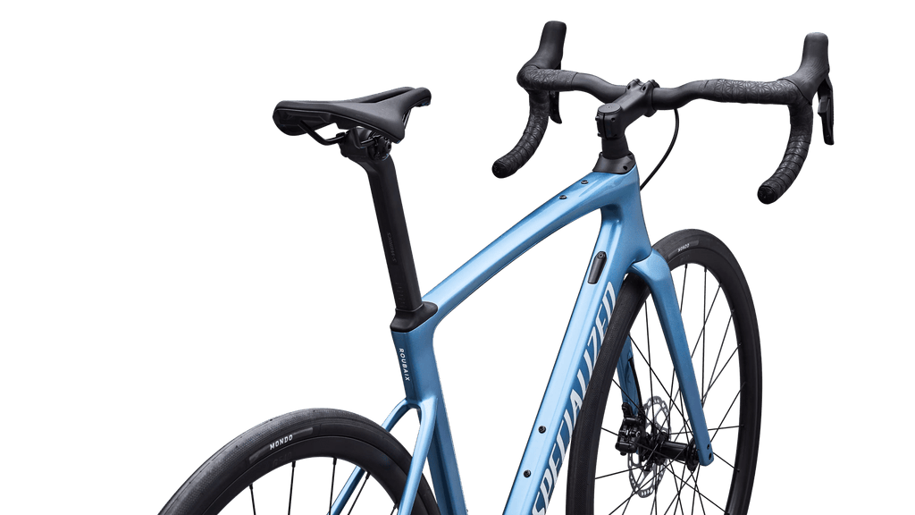 Road bike Specialized Roubaix SL8 Comp Shimano 105 Di2 Satin Metallic/Obsidian Metallic Fade/Smoke (2026)