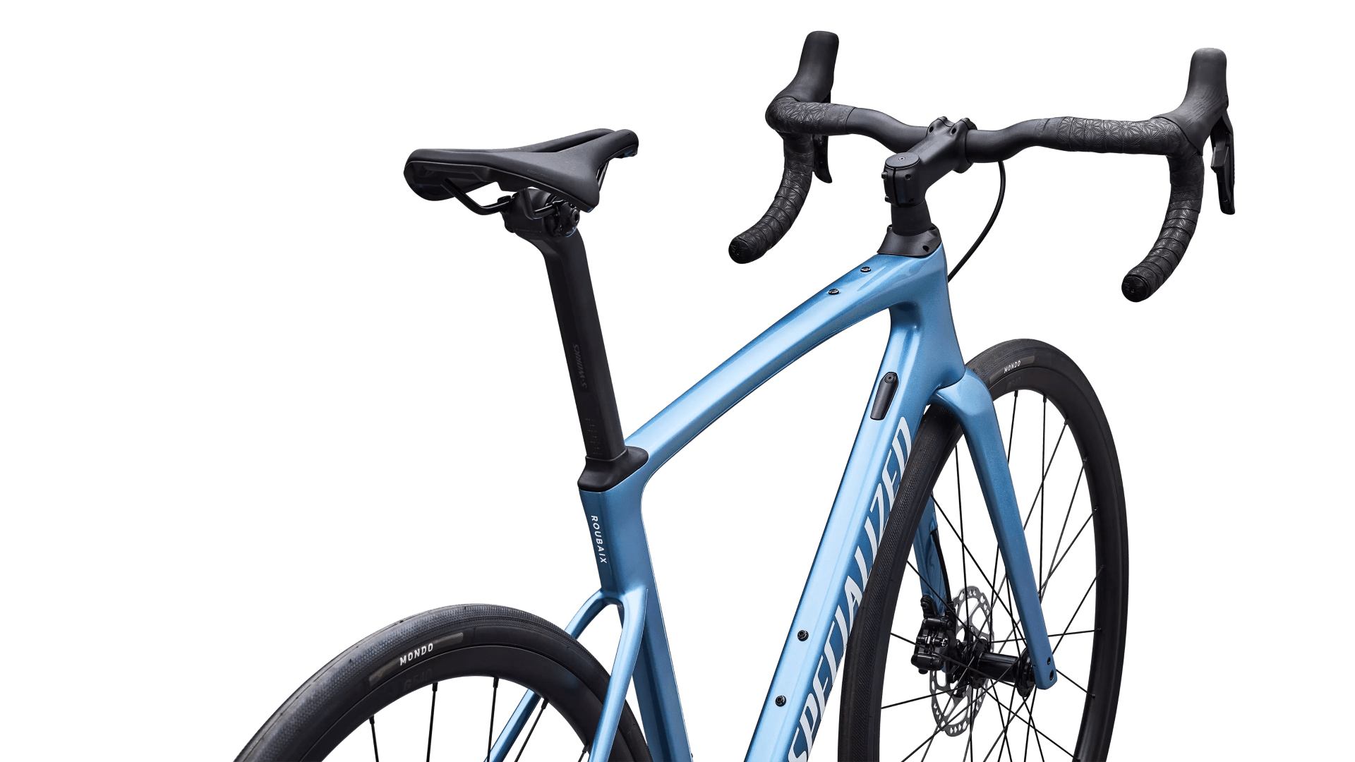 Road bike Specialized Roubaix SL8 Comp Shimano 105 Di2 Satin Metallic/Obsidian Metallic Fade/Smoke (2026)