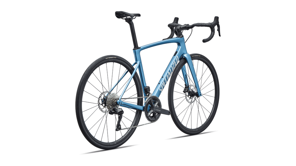 Road bike Specialized Roubaix SL8 Comp Shimano 105 Di2 Satin Metallic/Obsidian Metallic Fade/Smoke (2026)