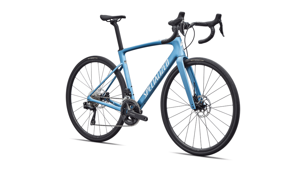 Road bike Specialized Roubaix SL8 Comp Shimano 105 Di2 Satin Metallic/Obsidian Metallic Fade/Smoke (2026)