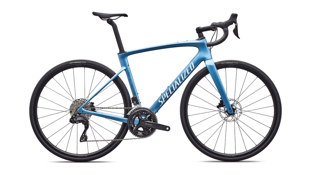 Road bike Specialized Roubaix SL8 Comp Shimano 105 Di2 Satin Metallic/Obsidian Metallic Fade/Smoke (2026)