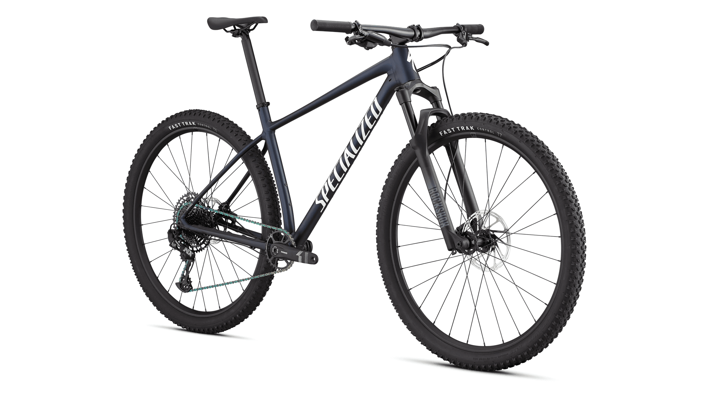 Mountain bike Specialized Chisel Hardtail Comp Gloss Metallic Deep Marine/White