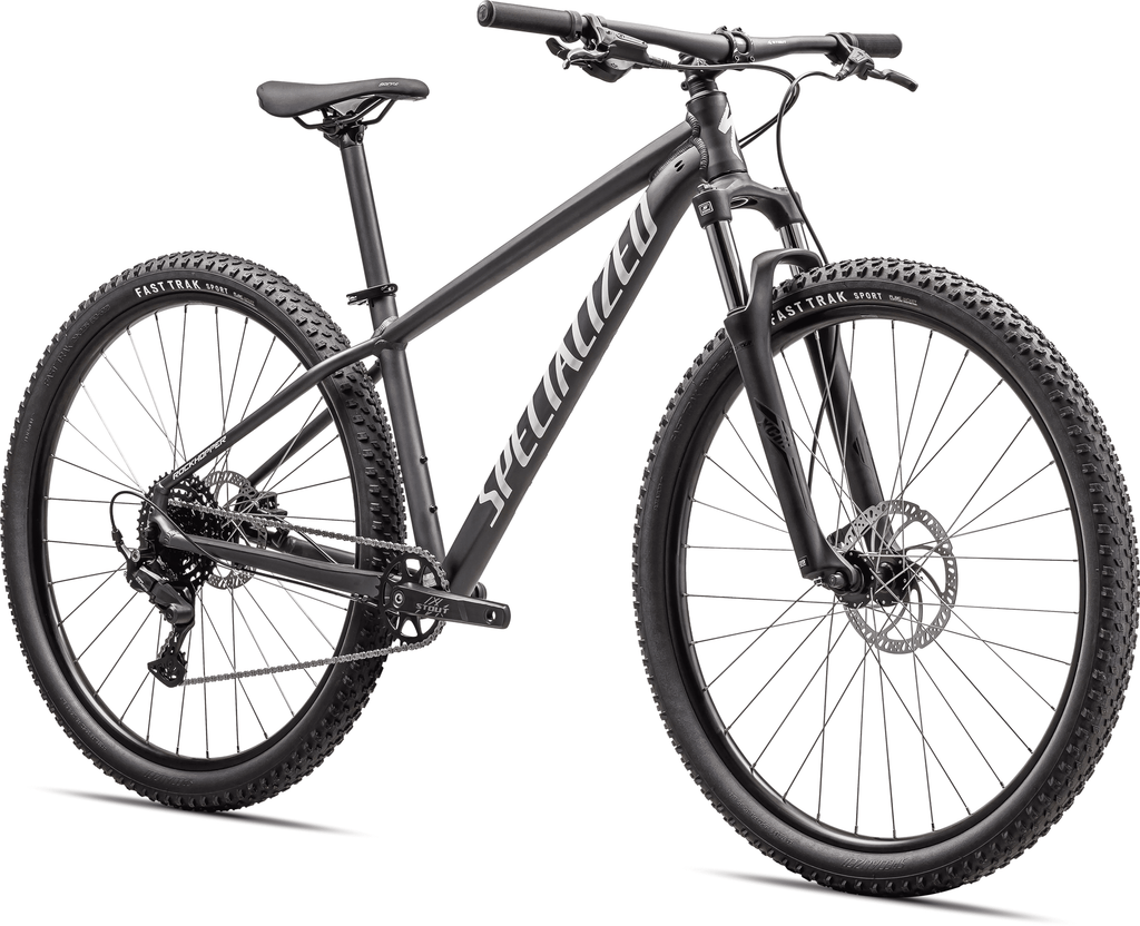Mountain bike Specialized Rockhopper Sport 29 Satin Black Liquid Metal/White
