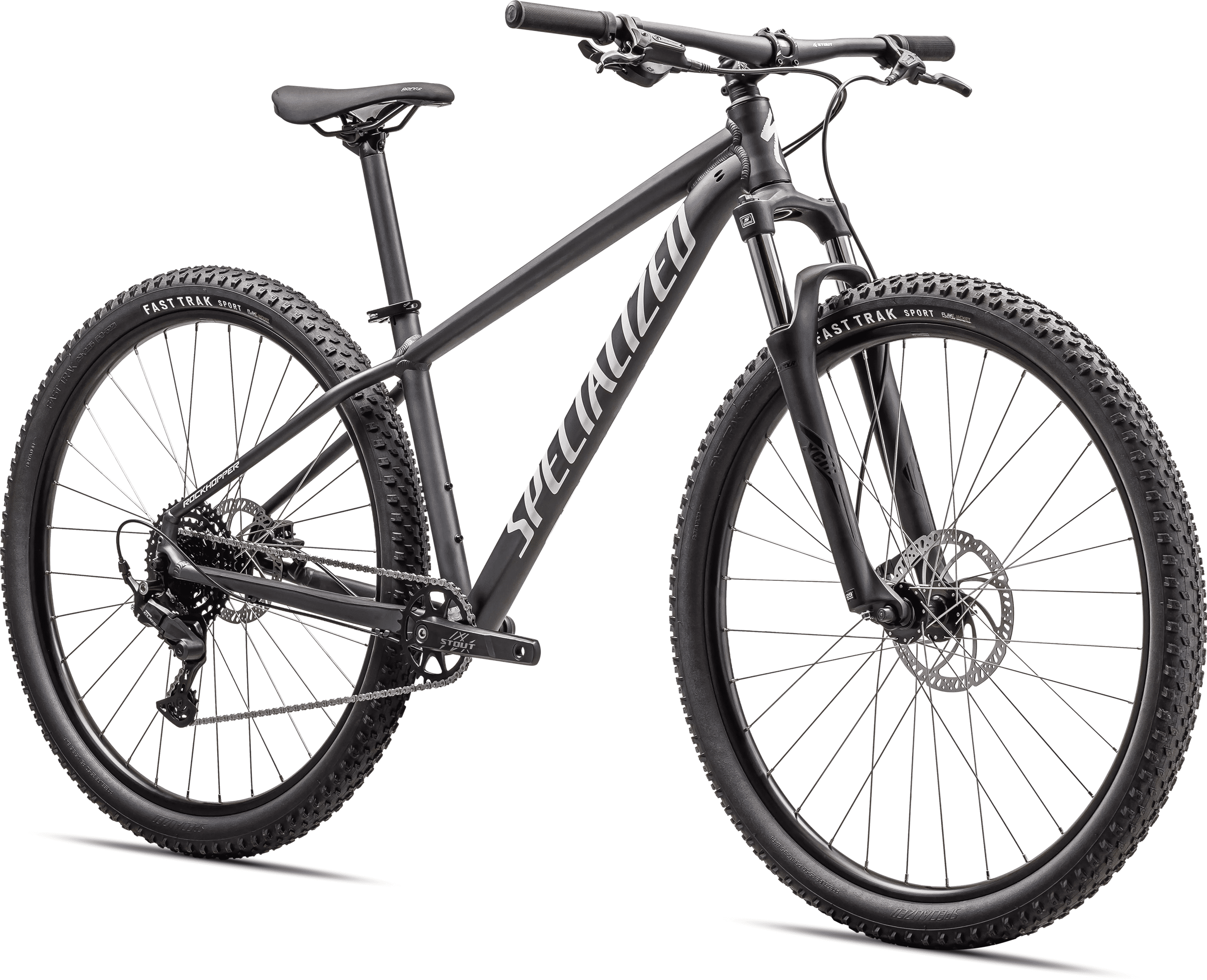 Mountain bike Specialized Rockhopper Sport 29 Satin Black Liquid Metal/White