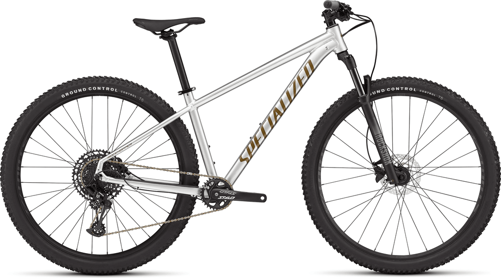 Mountain bike Specialized Rockhopper Expert Gloss Silver Dust/Satin Burnt Gold Metallic