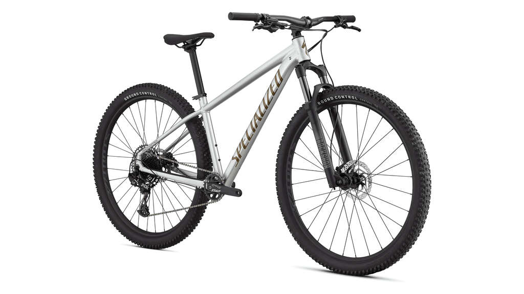 Mountain bike Specialized Rockhopper Expert Gloss Silver Dust/Satin Burnt Gold Metallic