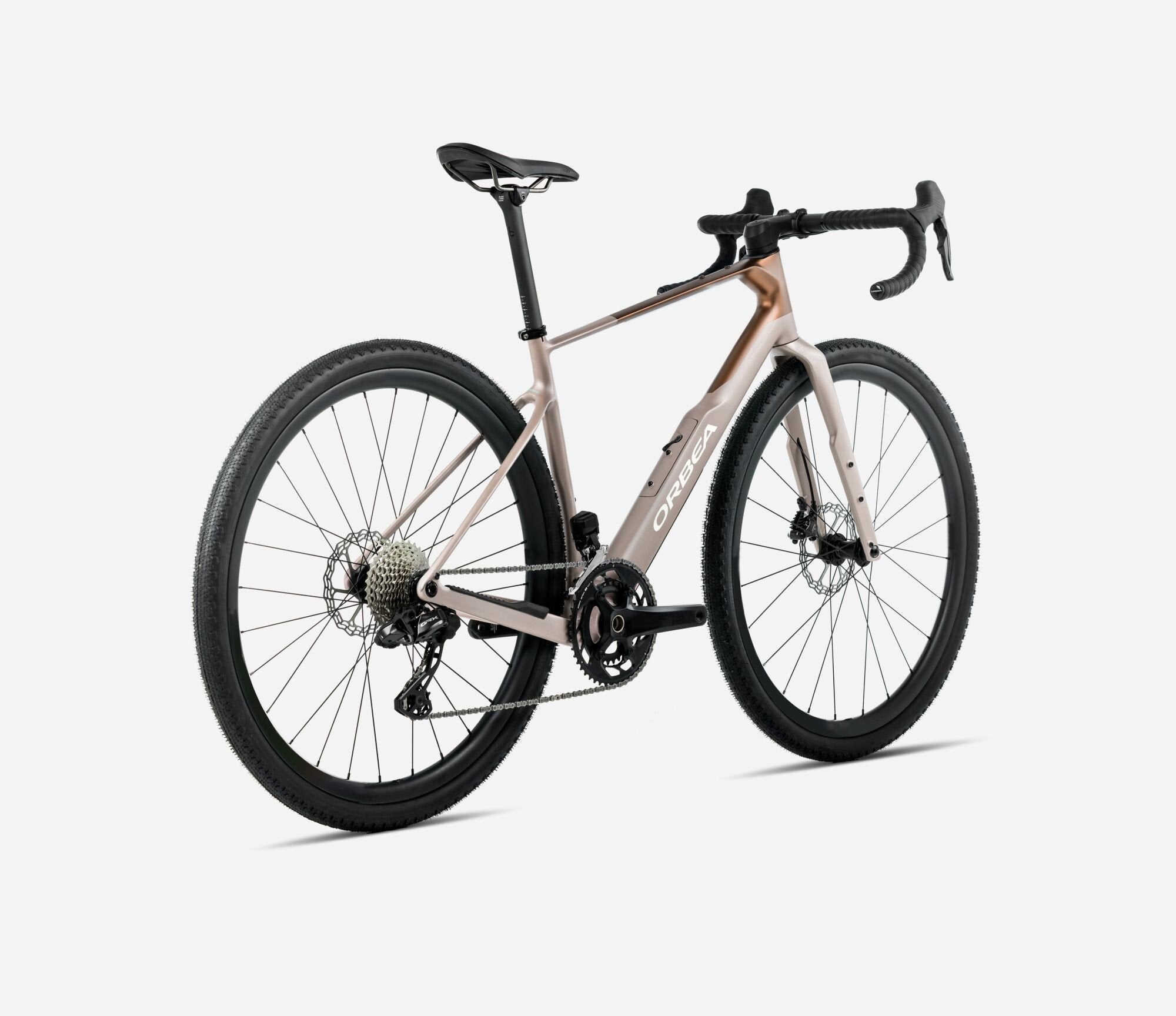 Gravel bike Orbea Terra M31eTEAM 1X Nickel Met Cinnamon (2026)