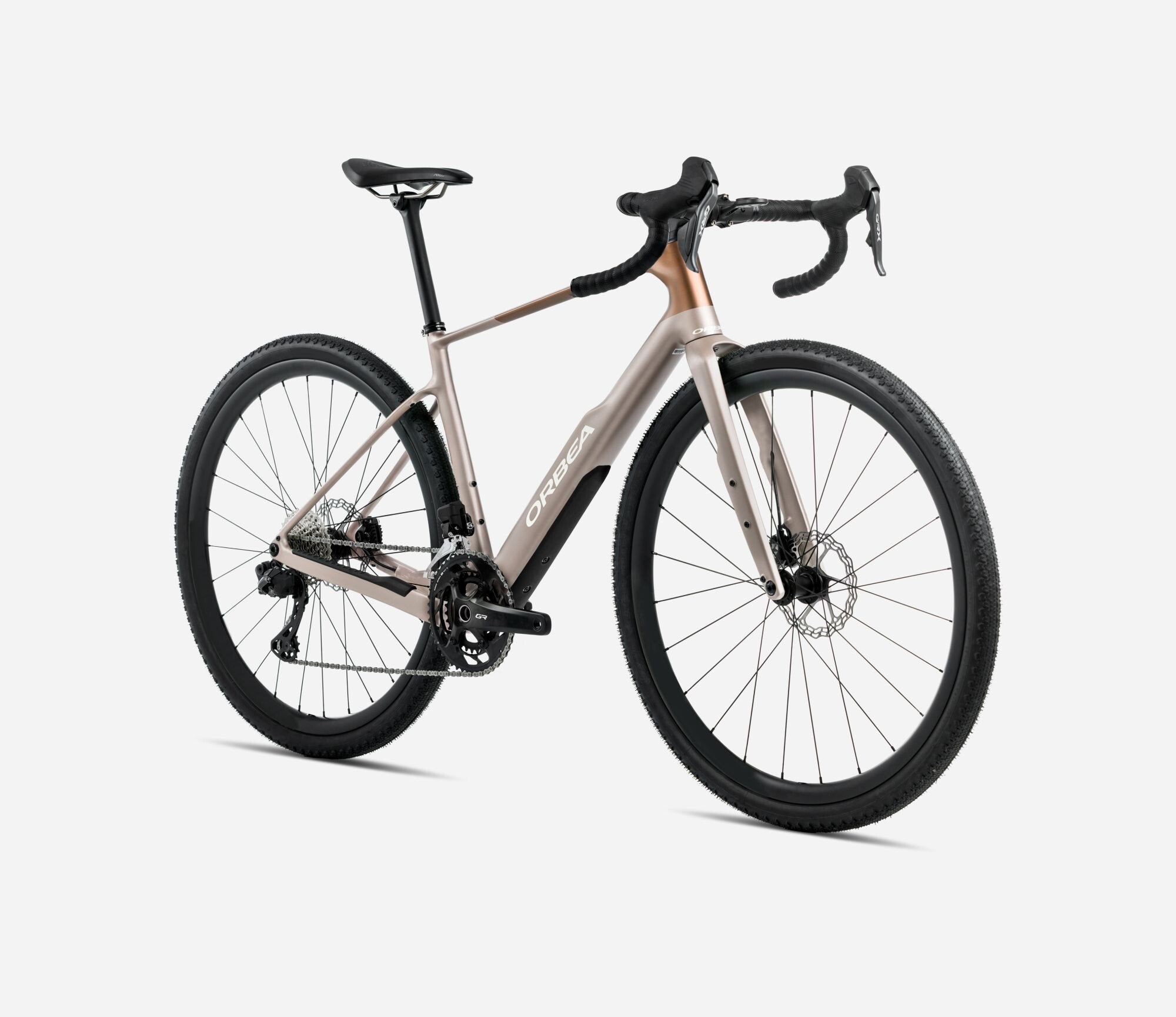 Gravel bike Orbea Terra M31eTEAM 1X Nickel Met Cinnamon (2026)