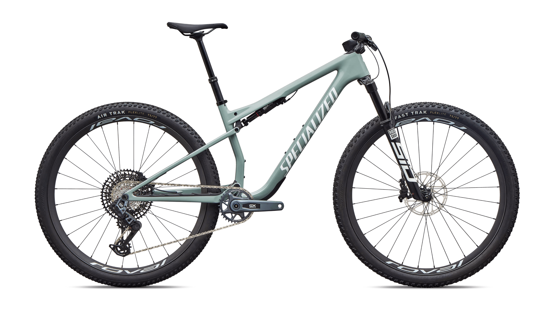 Mountain bike Specialized Epic 9 Expert SRAM GX AXS Gloss Agave Grey/Metallic White Silver (2027)