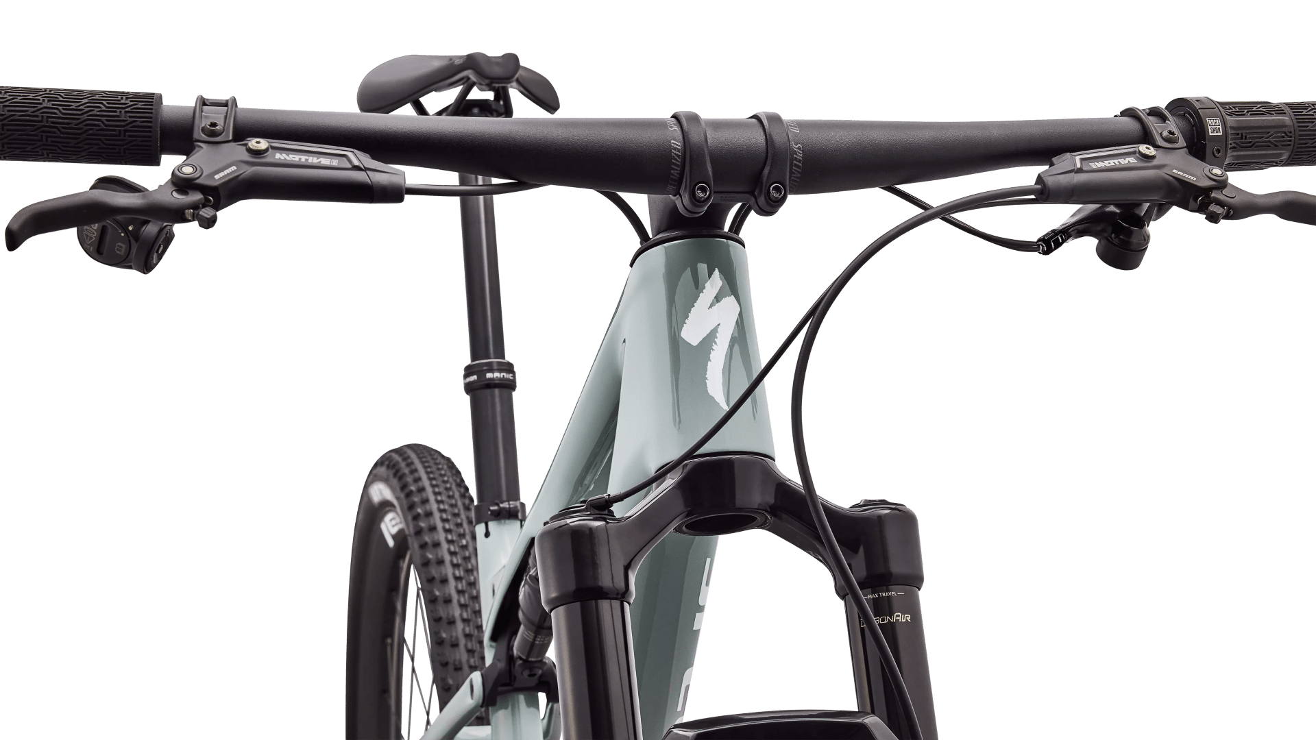 Mountain Bike Specialized Epic 9 Expert SRAM GX AXS Gloss Agave Grey/Metallic White Silver (2027)