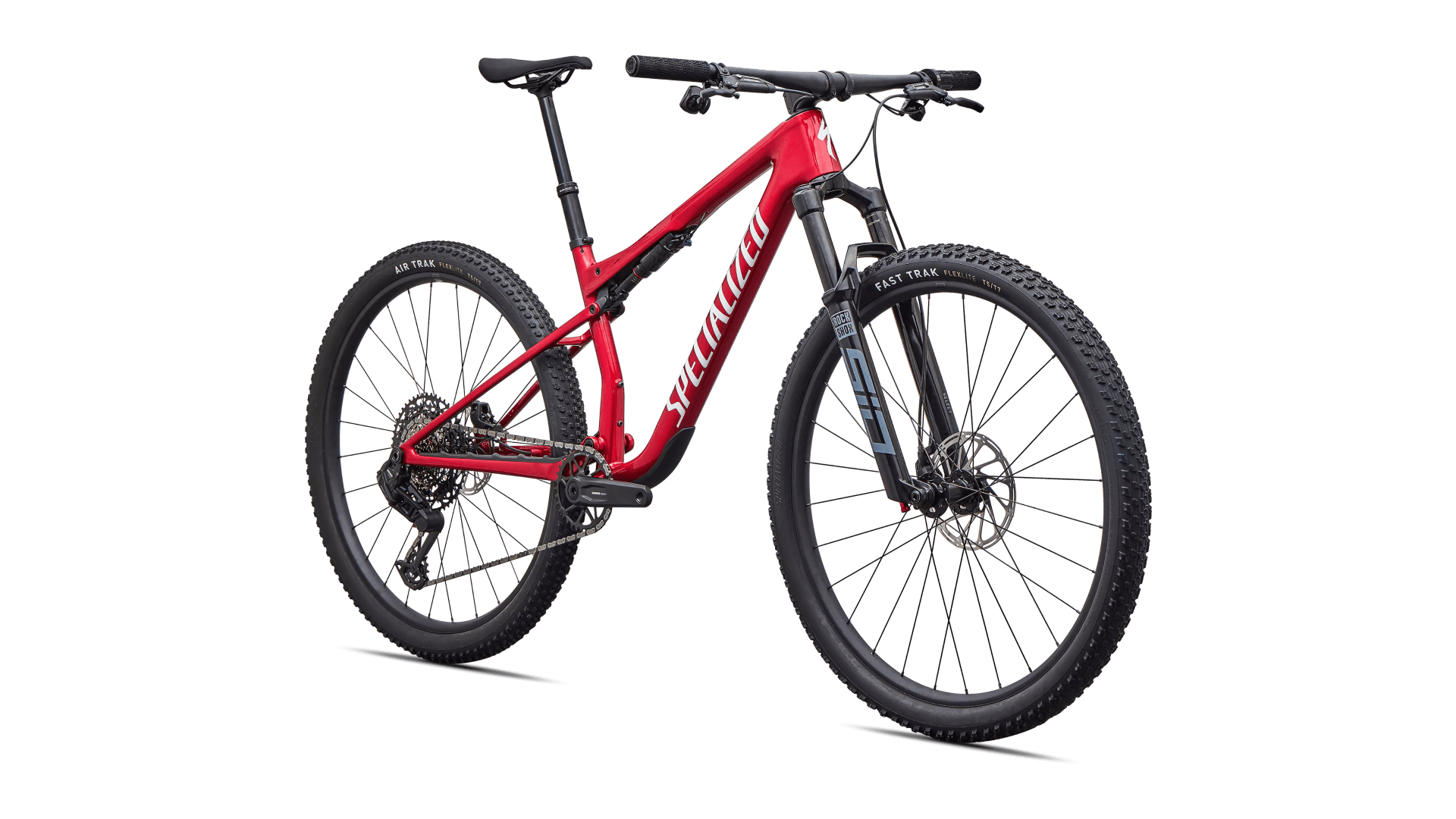 Mountain bike Specialized Epic 9 Comp Gloss Ruby Metallic/Metallic White Silver (2027)