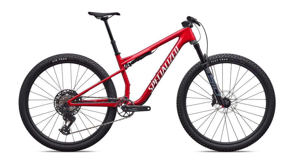 Mountain bike Specialized Epic 9 Comp Gloss Ruby Metallic/Metallic White Silver (2027)