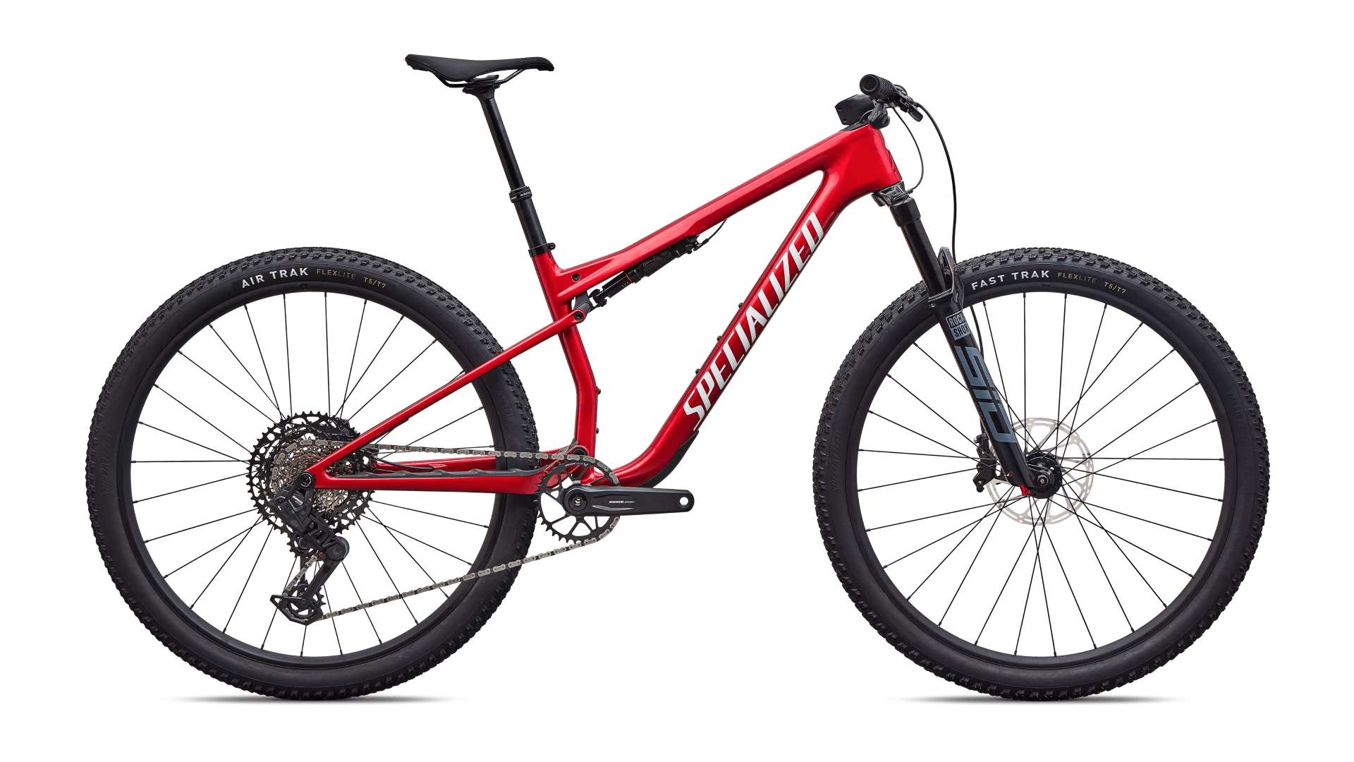 Mountain bike Specialized Epic 9 Comp Gloss Ruby Metallic/Metallic White Silver (2027)