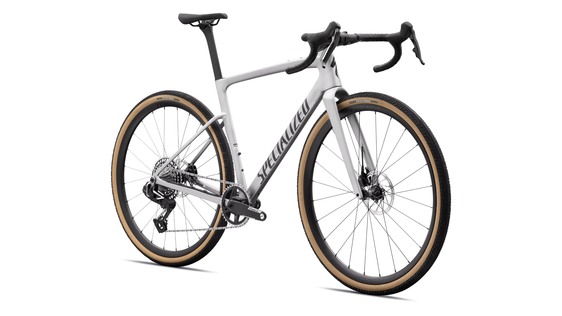 Gravel bicycle Specialized Crux 5 Expert Force Shadow Silver/Obsidian Metallic (2027)