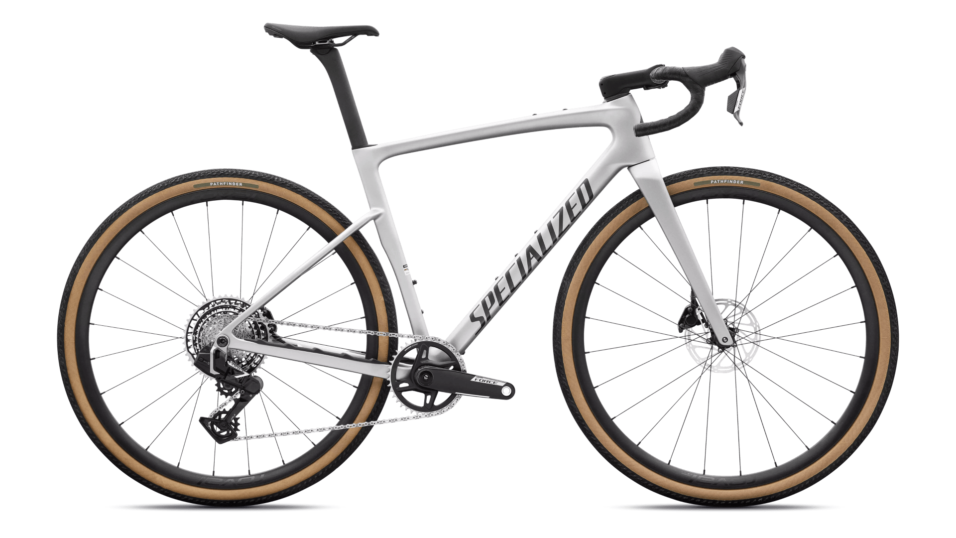 Gravel bicycle Specialized Crux 5 Expert Force Shadow Silver/Obsidian Metallic (2027)