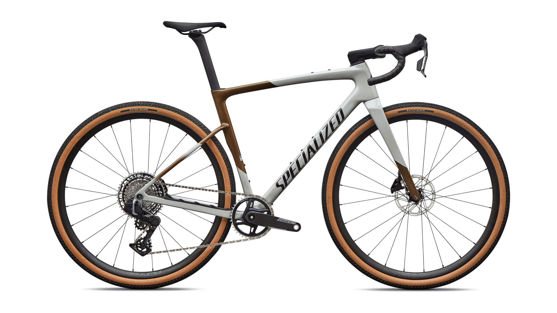 Gravel bicycle Specialized Crux 5 Expert Force Burnt Gold/Dolomite Metallic/Obsidian Metallic (2027)