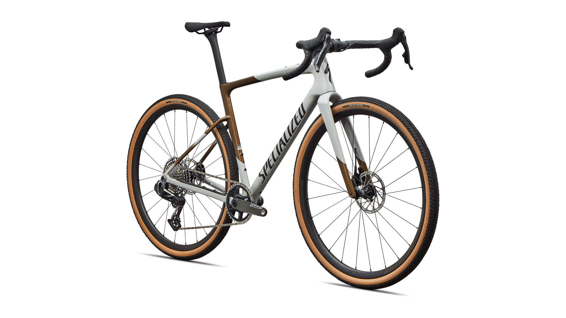 Gravel bicycle Specialized Crux 5 Expert Force Burnt Gold/Dolomite Metallic/Obsidian Metallic (2027)