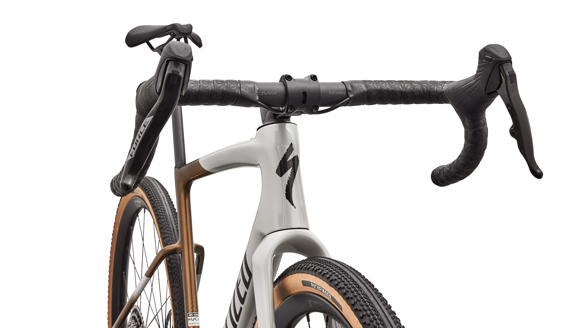 Gravel bicycle Specialized Crux 5 Expert Force Burnt Gold/Dolomite Metallic/Obsidian Metallic (2027)