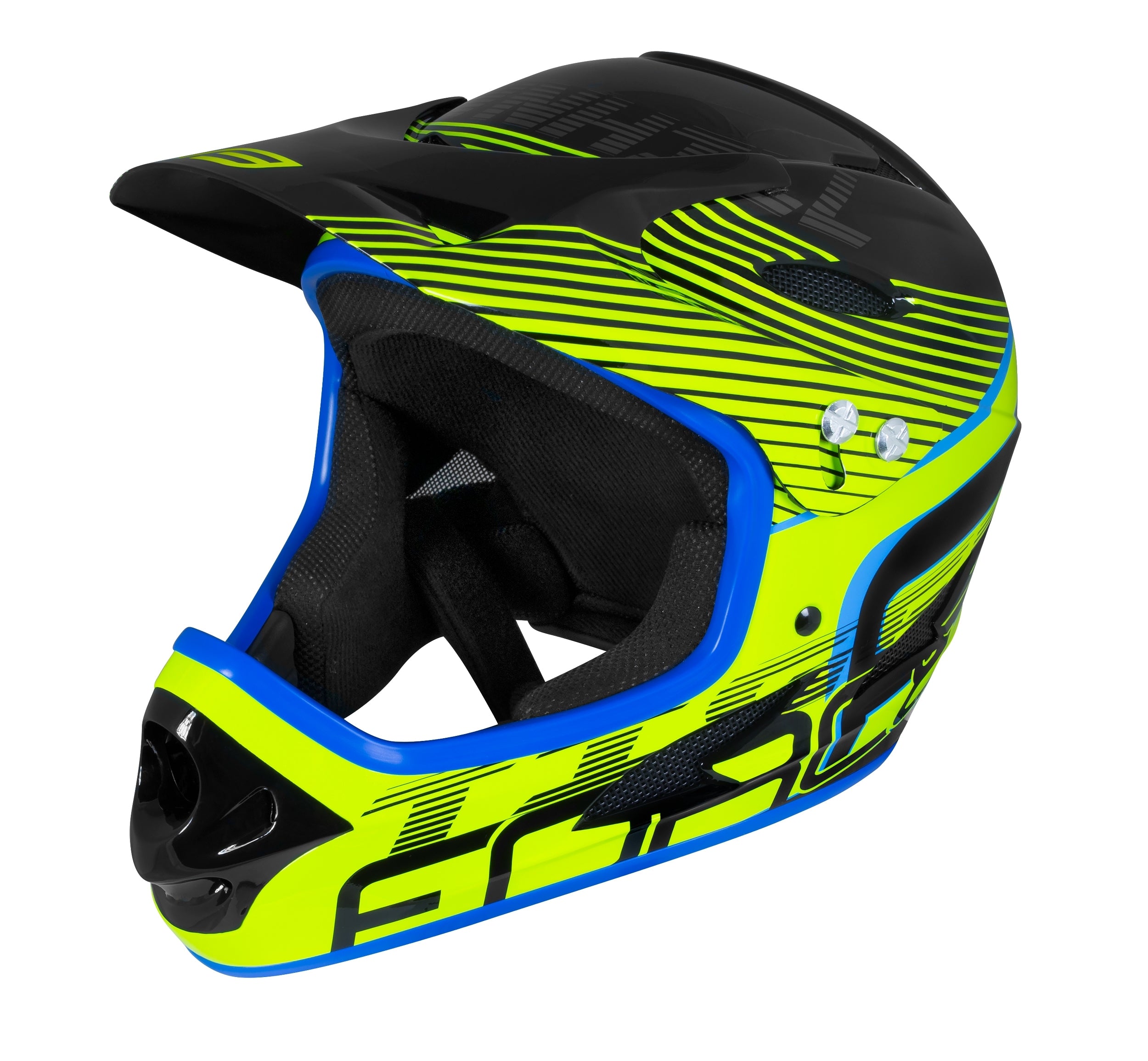 Protective helmet Force Tiger Downhill yellow/black