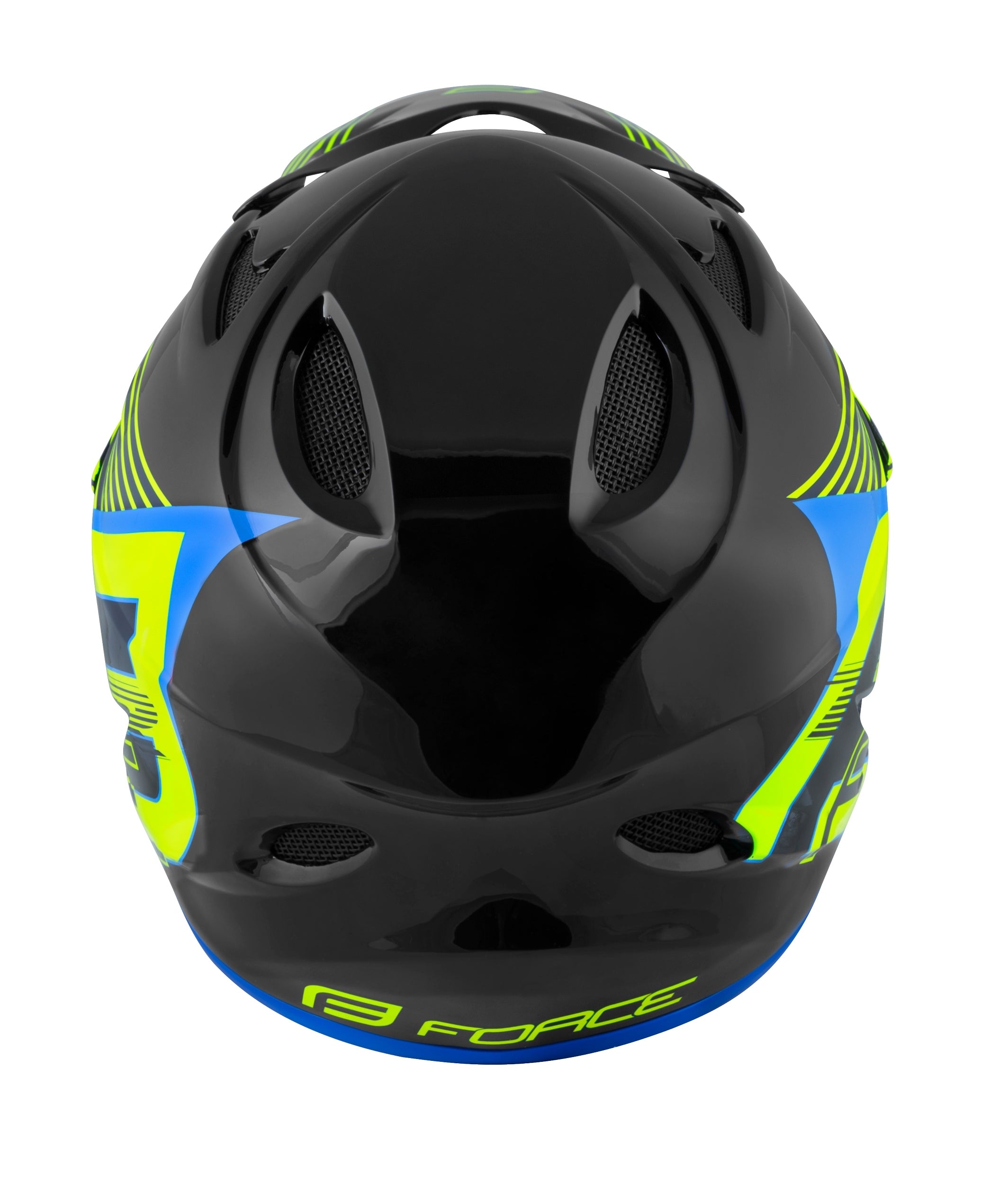 Protective helmet Force Tiger Downhill yellow/black