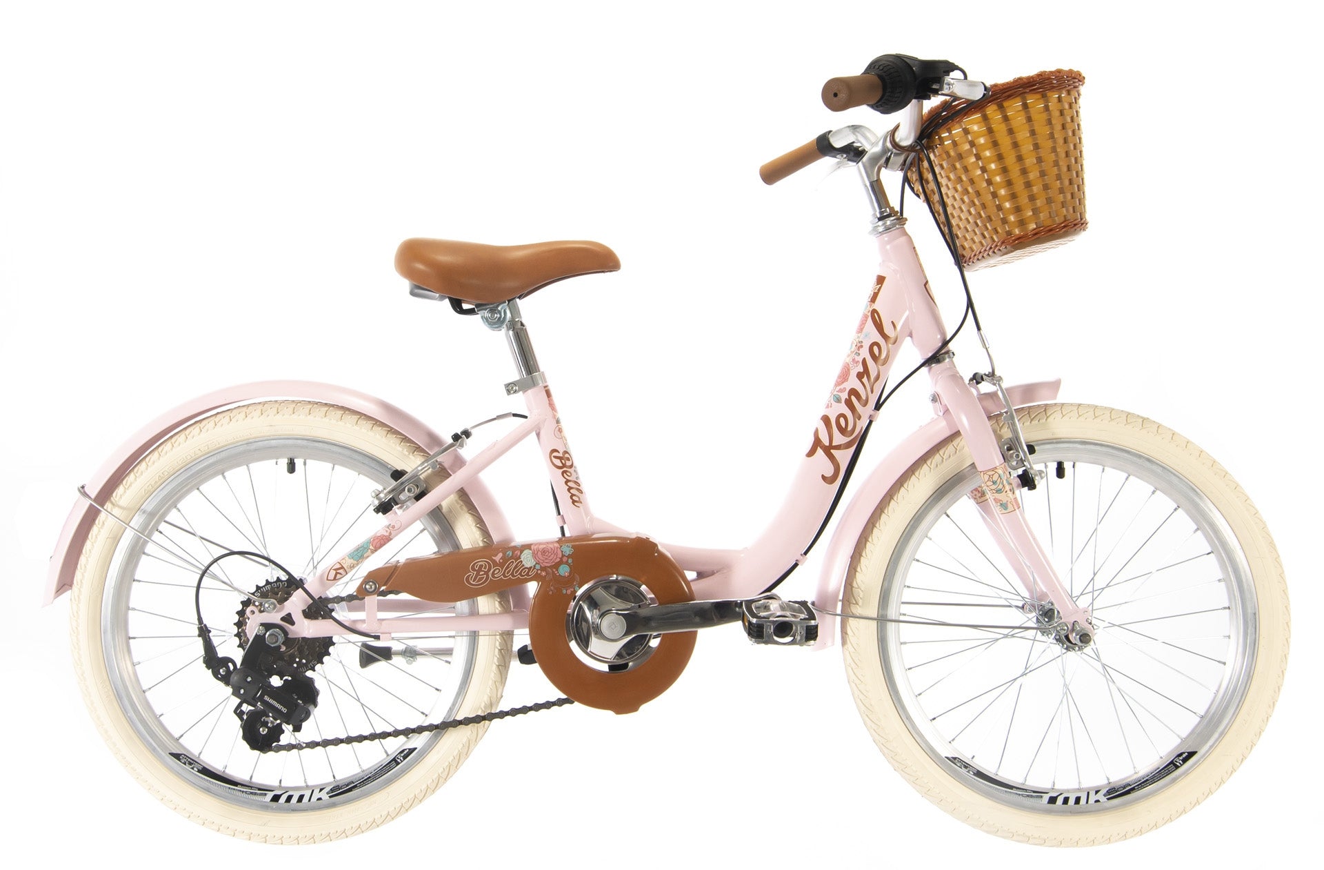 Bicycle Kenzel Bella Royal 20" with basket, pink